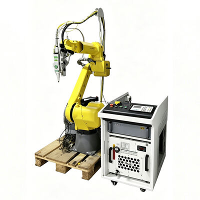 FANUC Robotic Arm Fiber Laser Cutter с совместной технологией CRX Cobot для автоматической 3D резки металла в небольших мастерских