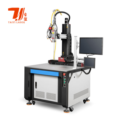 Продвижение Кантонской ярмарки Taiyi 1070nm Raycus Автоматическая машина для сварки волоконного лазера высокой точности