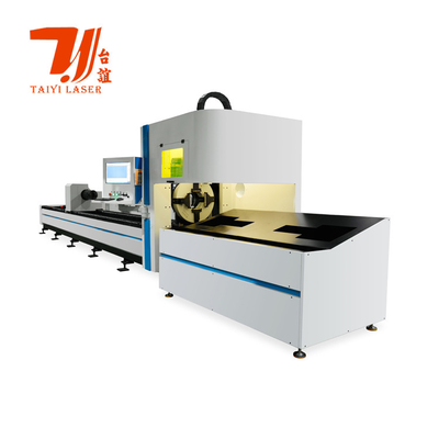 CNC автоматическая металлическая круглая квадратная волокно лазерная труба режущая машина