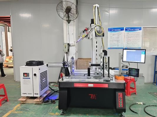 2000 Вт Кетл Автоматическая лазерная сварочная машина из волокна для армейской бутылки для воды