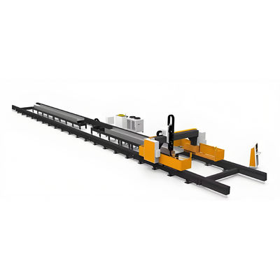 Высококачественная волоконная лазерная резка металла с ЧПУ для напольных рельсов большого формата 12 кВт 20 кВт