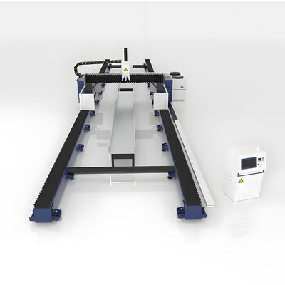 Высококачественная волоконная лазерная резка металла с ЧПУ для напольных рельсов большого формата 12 кВт 20 кВт