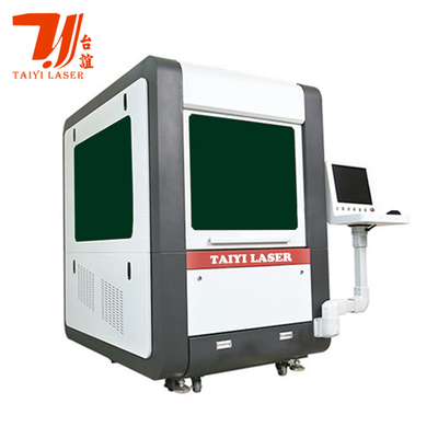 TY-6060JM 1000W-6000W Золото Серебро Медь Мини ювелирные изделия Точная закрытая лазерная режущая машина