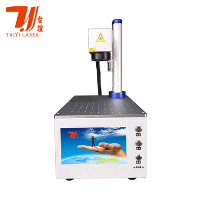 Продвижение Кантонской ярмарки Мини портативный 20W 30W Raycus Fiber Laser Marker