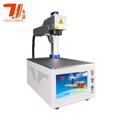 Продвижение Кантонской ярмарки Мини портативный 20W 30W Raycus Fiber Laser Marker