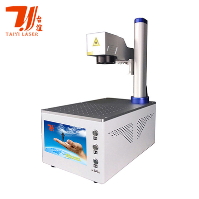 Продвижение Кантонской ярмарки Мини портативный 20W 30W Raycus Fiber Laser Marker